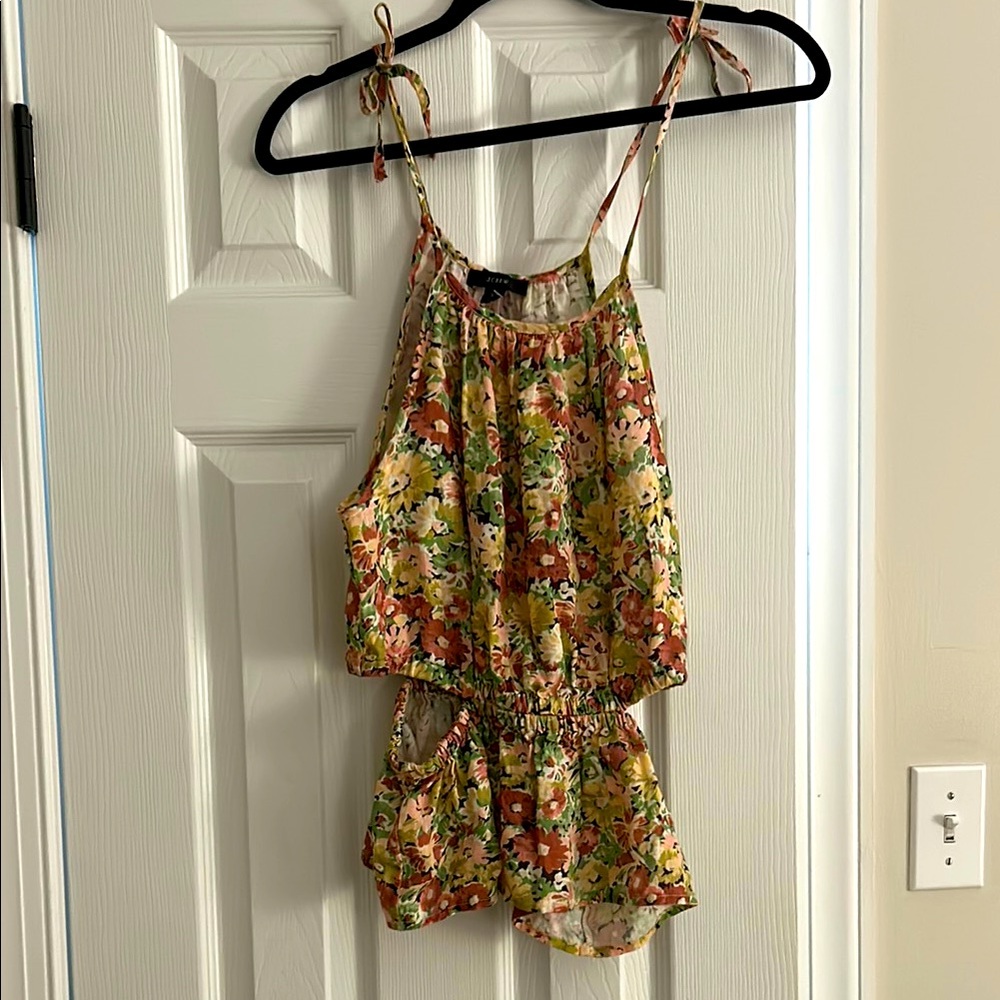 J Crew tie strap tank top NWT